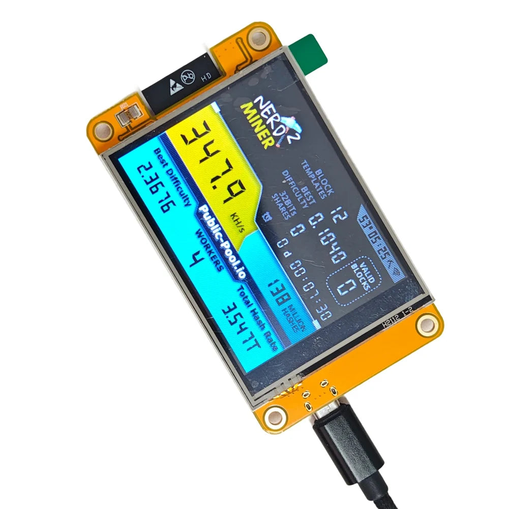 NM Miner NerdMiner 2.8 CYD Mini Smart Display Bitcoin Miner Machine