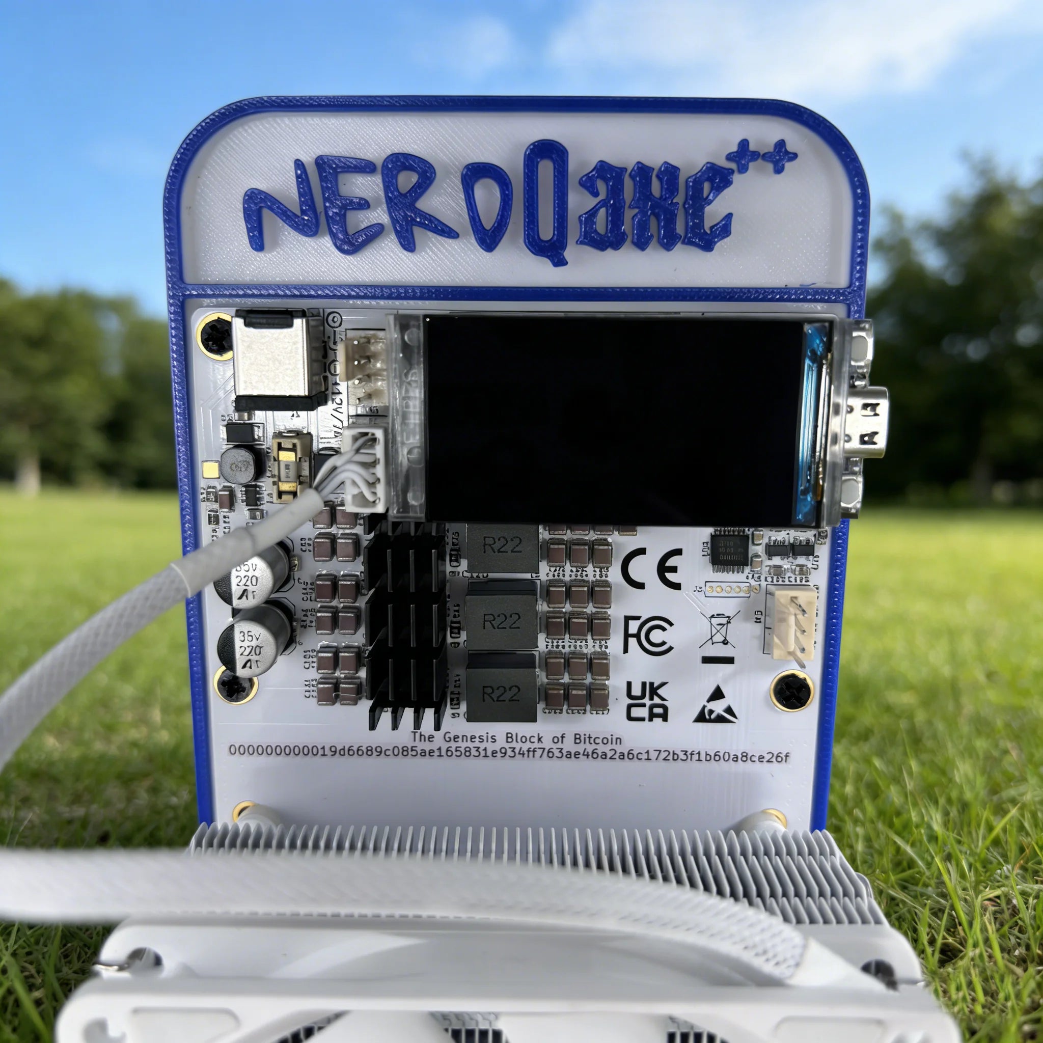 NerdQaxe++ 4.8T Air Cool Solo Bitcoin Miner Machine