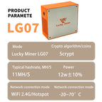 Lucky Miner LV07 Mini WIFI Solo Home Bitcoin Miner Machine