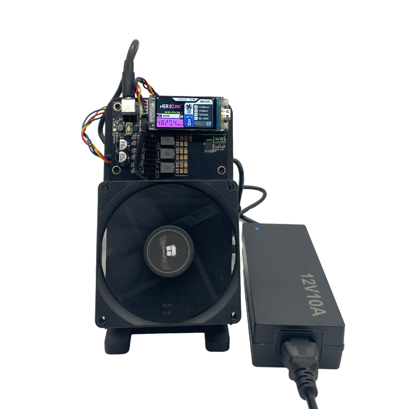 NerdQaxe++  4.8T Portable Home Bitcoin Miner Machine