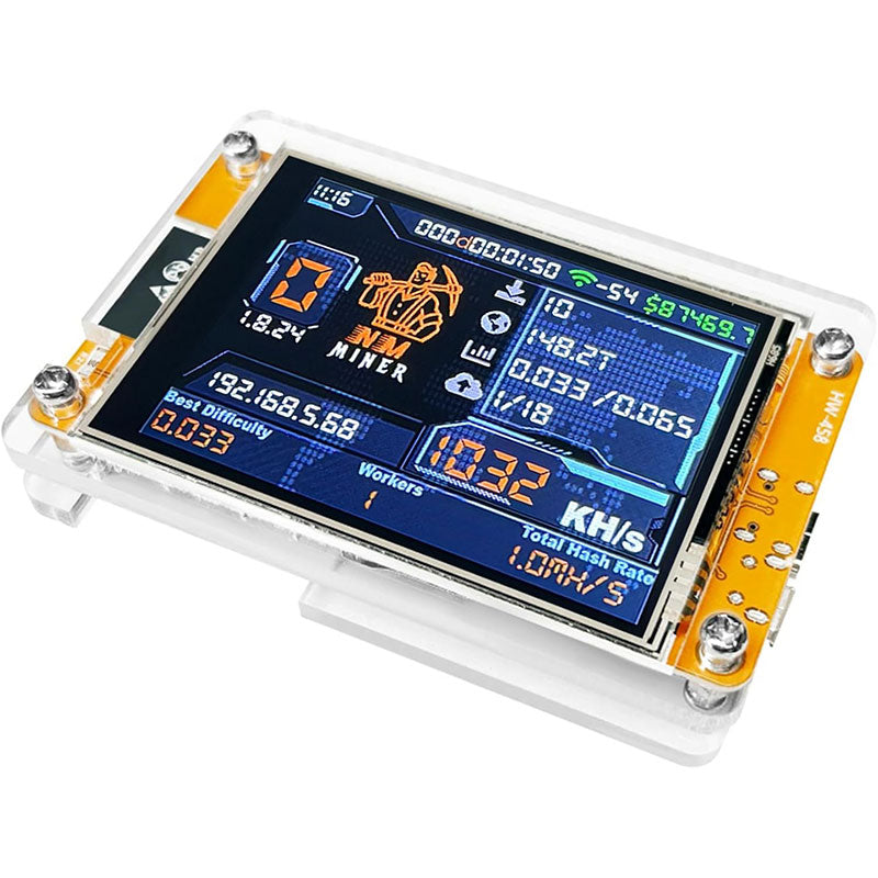 NM Miner NerdMiner 2.8 CYD Mini Smart Display Bitcoin Miner Machine