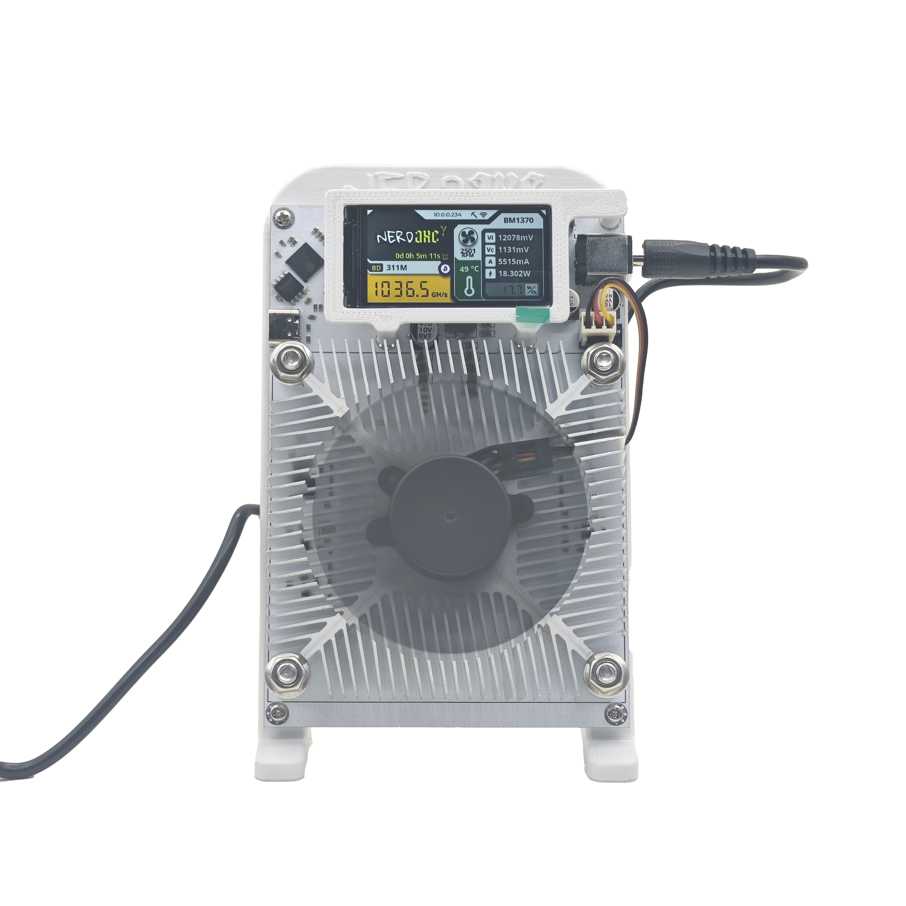 Bitaxe Miner 603 1.2T Portable Solo Bitcoin Miner Machine