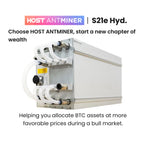 Bitmain Antminer S21e+ HYD 3U ASIC Bitcoin Miner Machine