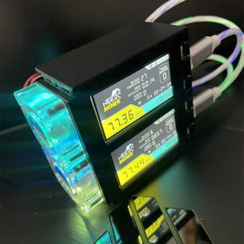 NerdMiner S19 510K Dual Screen Home Bitcoin Miner Machine