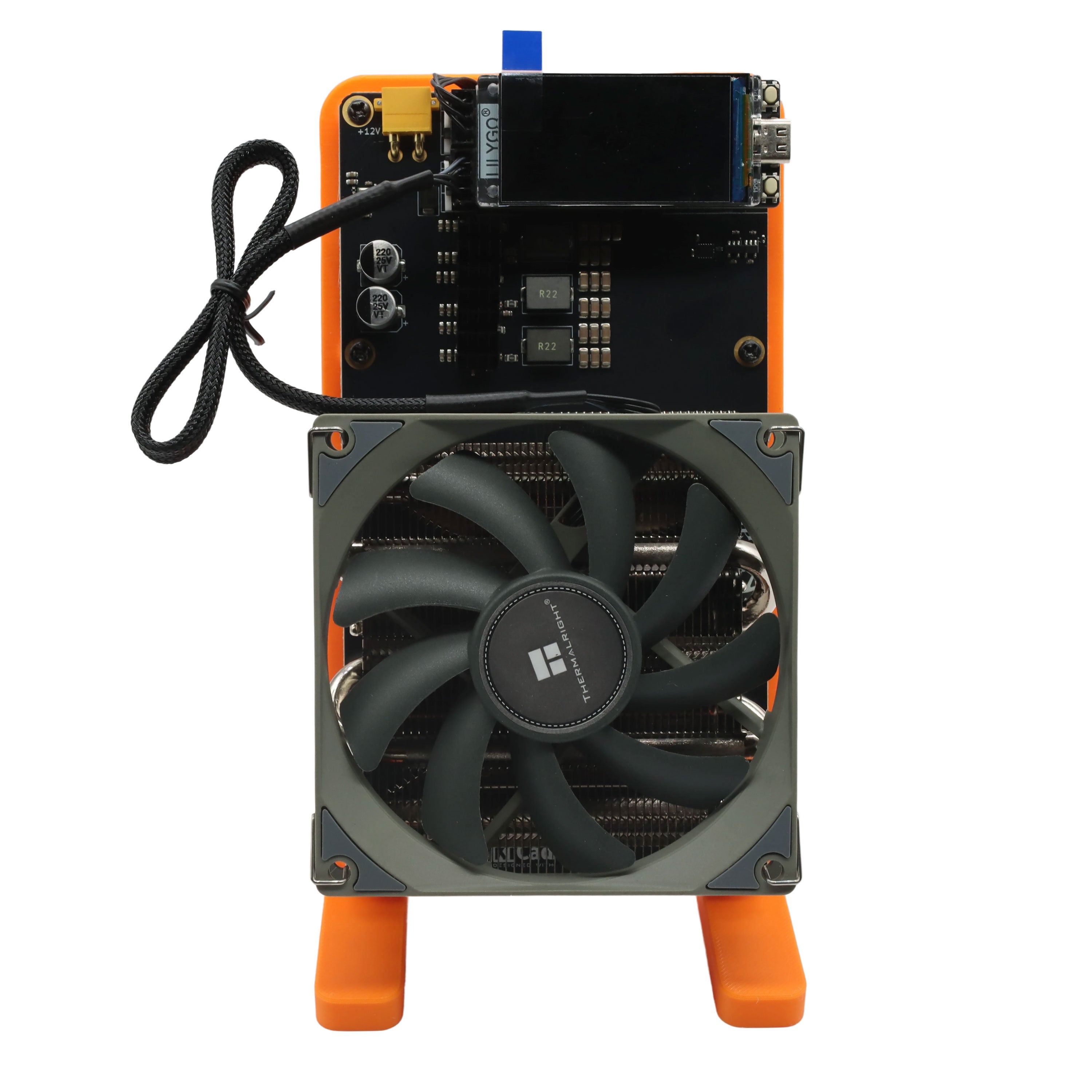 Bitaxe NerdQaxe++ 6T Mini Fan BTC Bitcoin Miner Machine