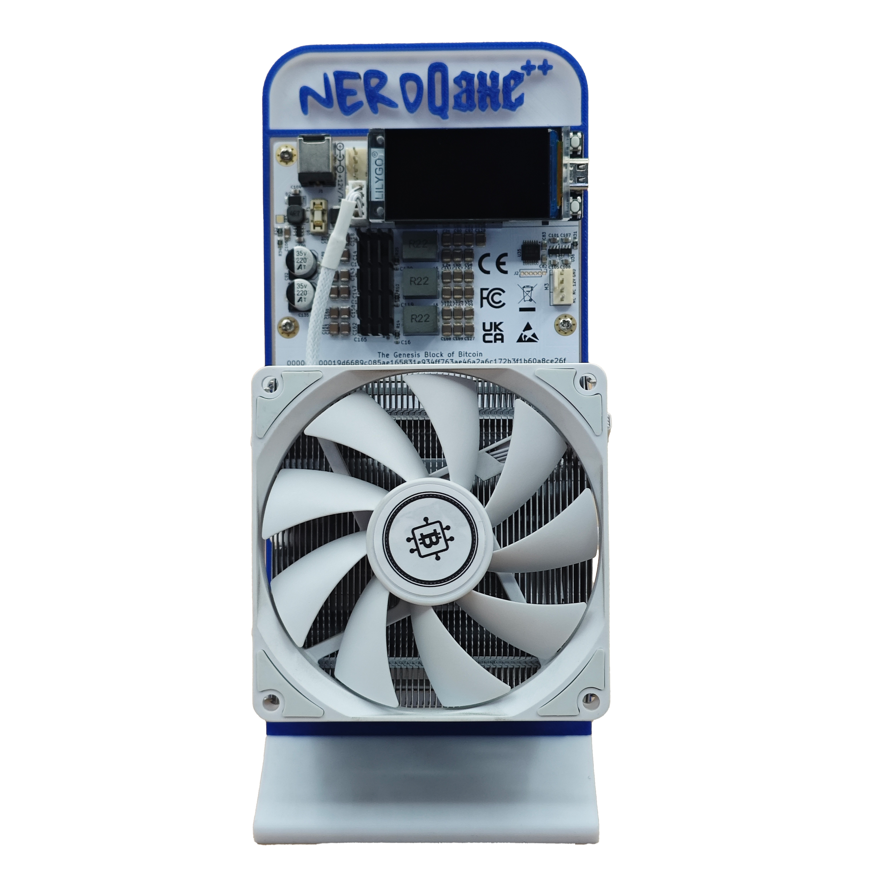 NerdQaxe++ 4.8T Air Cool Solo Bitcoin Miner Machine