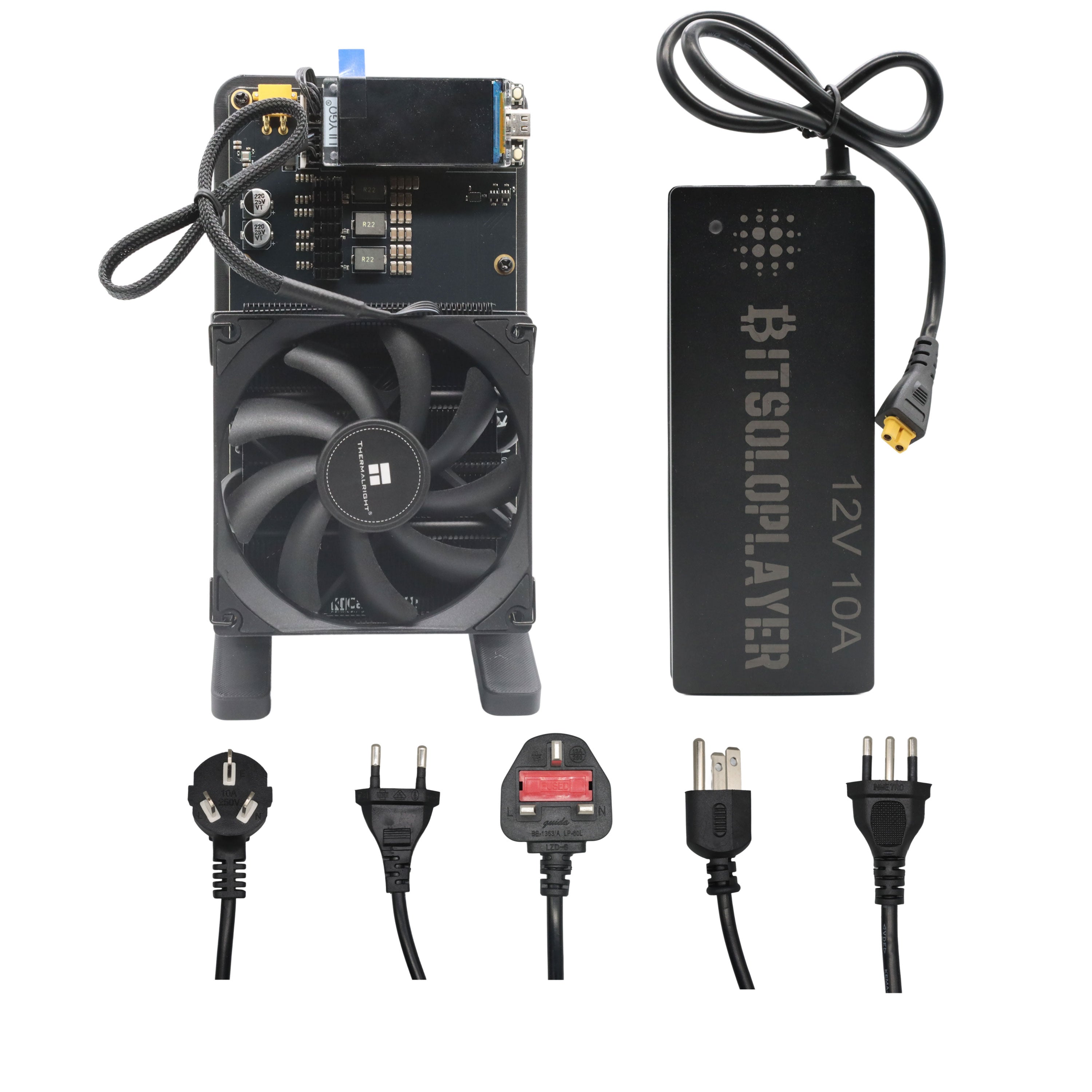Bitaxe NerdQaxe++ 6T Mini Fan BTC Bitcoin Miner Machine