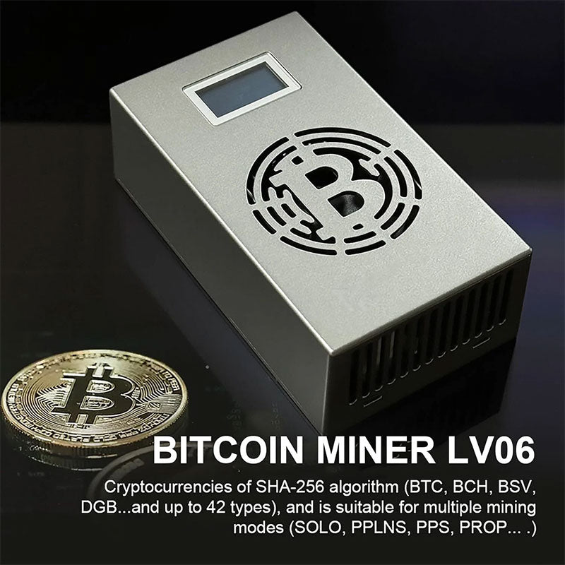 Lucky Miner LV06 500Gh Portable SHA-256 Solo Bitcoin Miner Machine