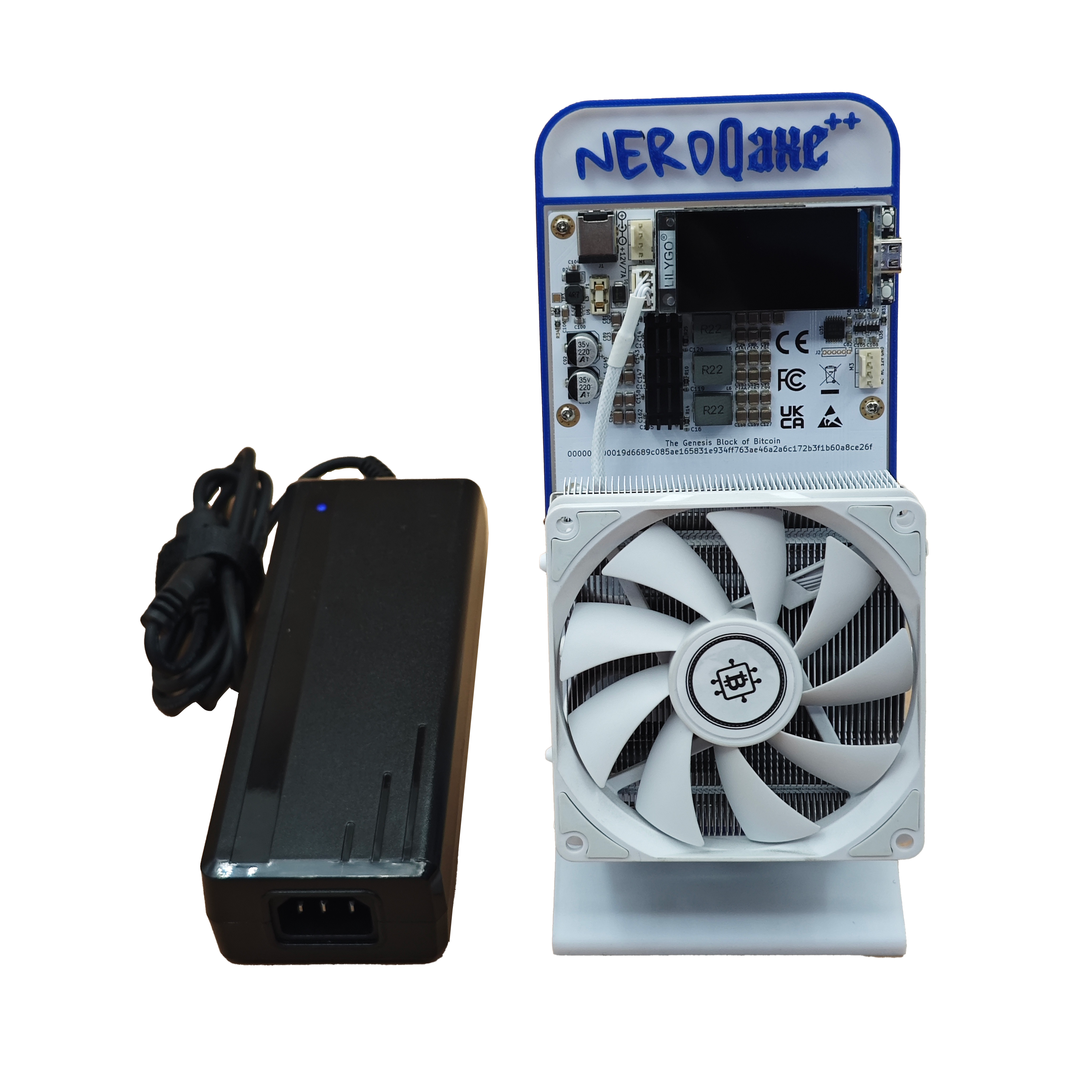 NerdQaxe++ 4.8T Air Cool Solo Bitcoin Miner Machine