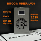 Lucky Miner LV06 500Gh Portable SHA-256 Solo Bitcoin Miner Machine