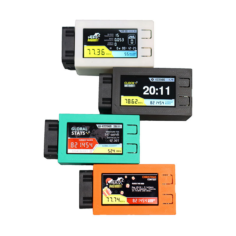 Bitaxe Nerdminer V2 Pro Portable 255K Solo Bitcoin Miner Machine