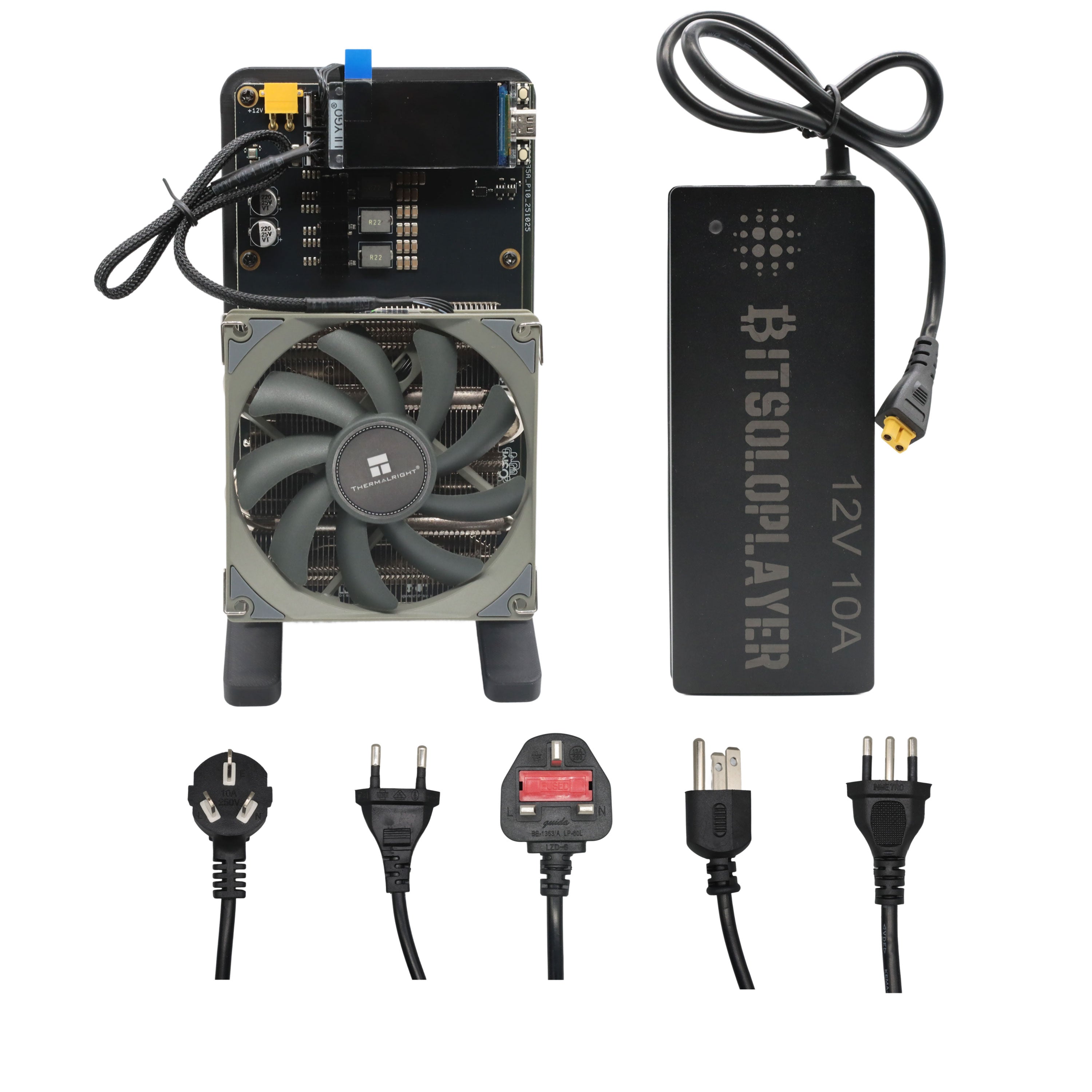 Bitaxe NerdQaxe++ 6T Mini Fan BTC Bitcoin Miner Machine