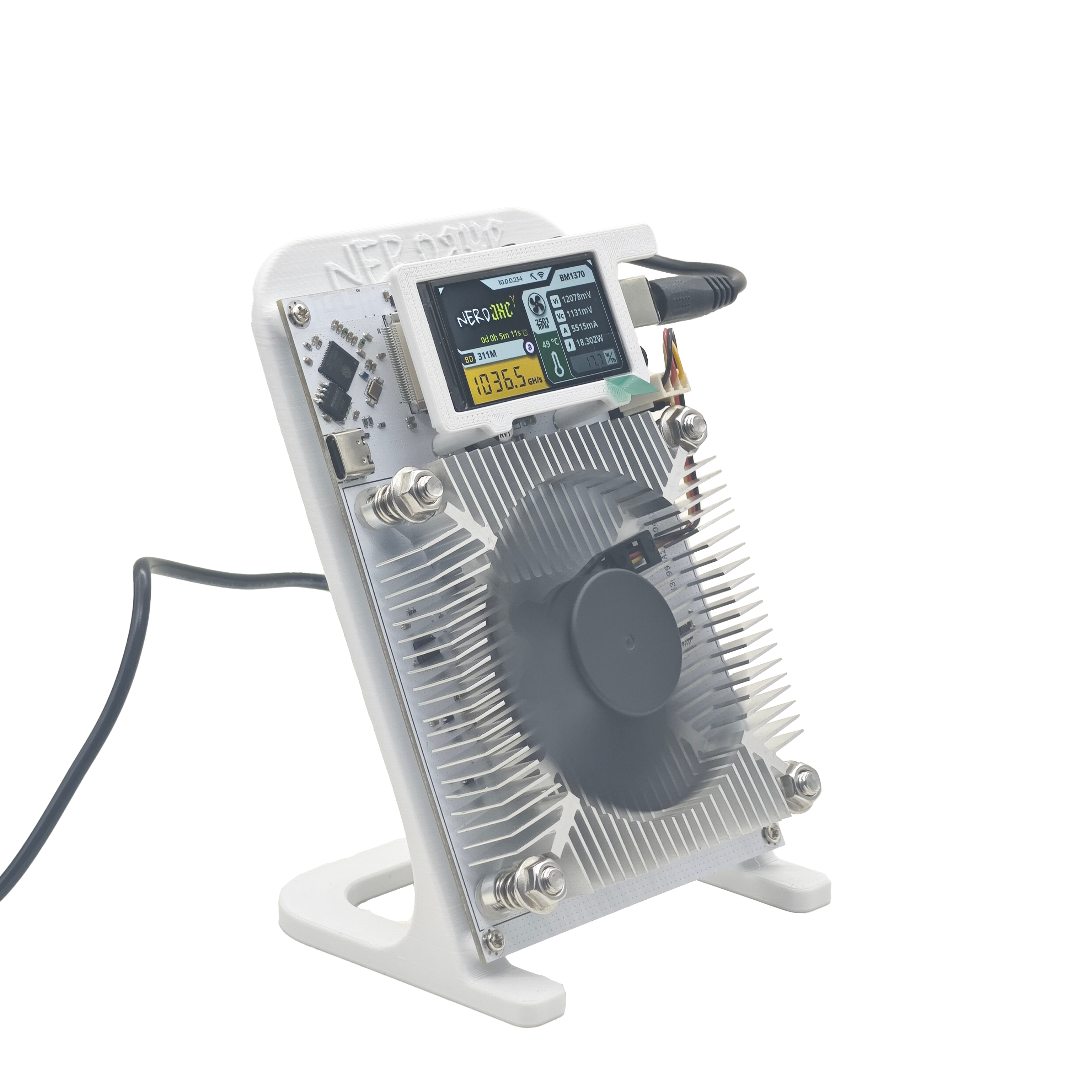 Bitaxe Miner 603 1.2T Portable Solo Bitcoin Miner Machine