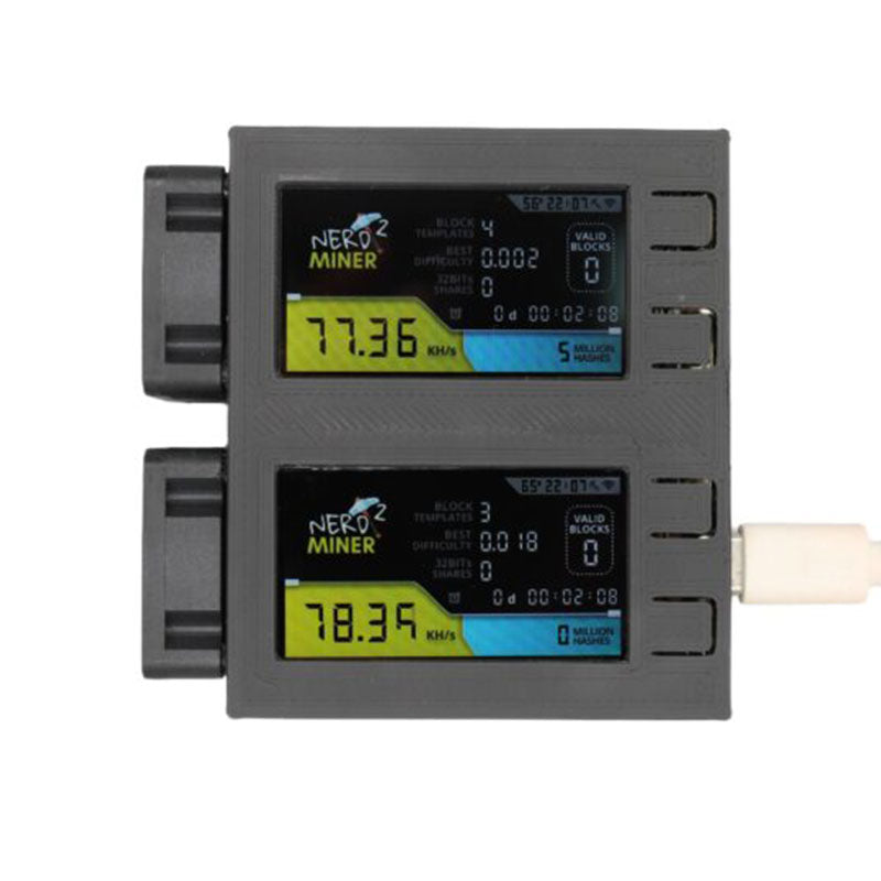 NerdMiner S19 510K Dual Screen Home Bitcoin Miner Machine