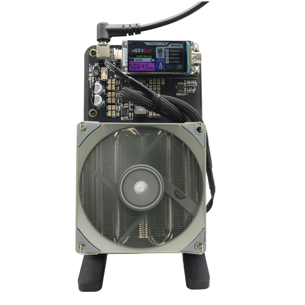 Bitaxe NerdQaxe++ 4.8T Powerful Solo Bitcoin Miner Machine