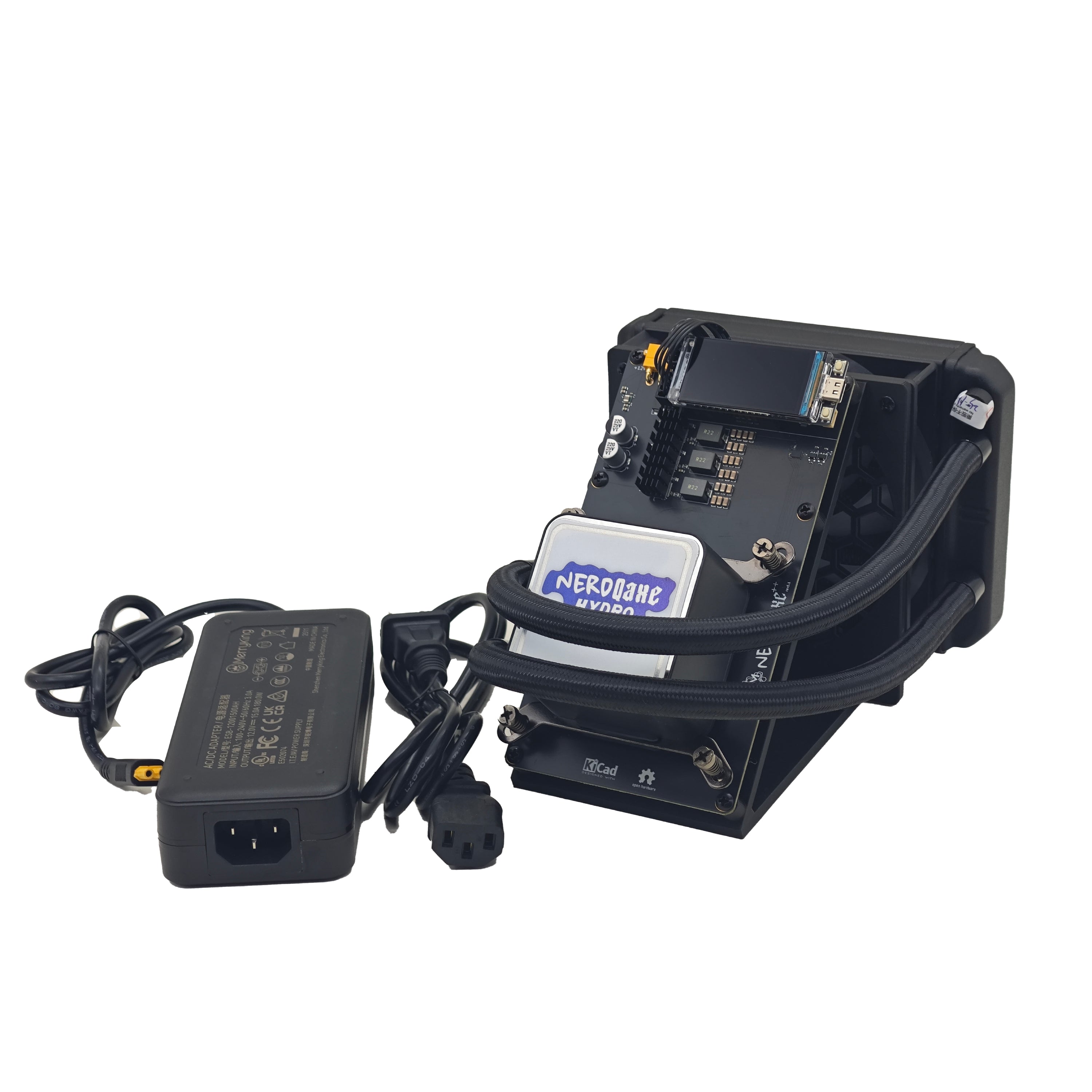 Bitaxe NerdQaxe++ Hydro Rev6.1 6T Solo Bitcoin Miner Machine