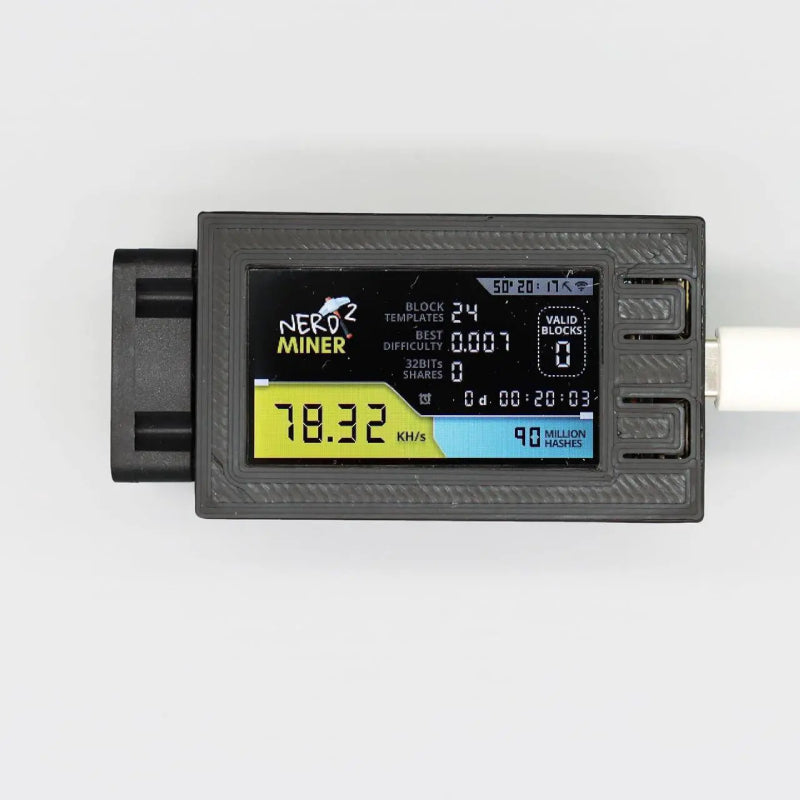 Bitaxe Nerdminer V2 Pro Portable 255K Solo Bitcoin Miner Machine