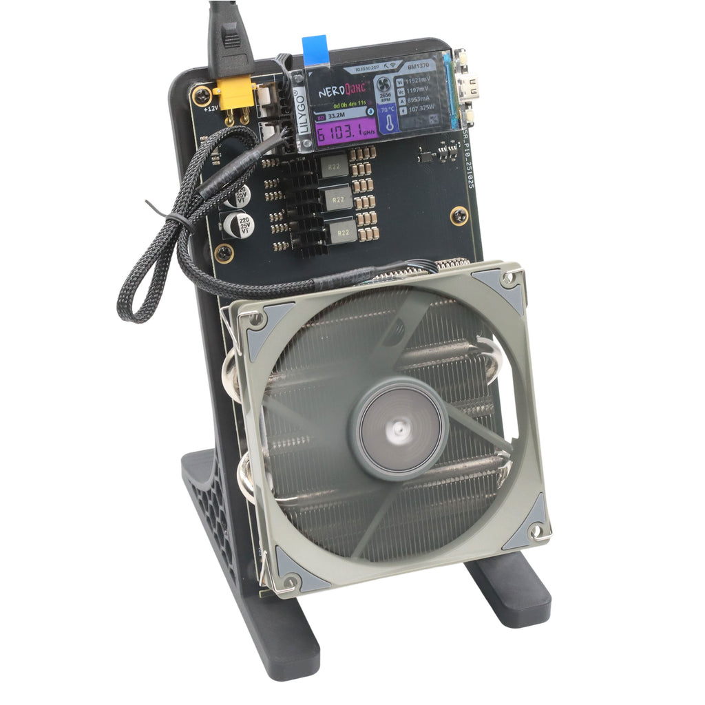 Bitaxe NerdQaxe++ 6T Mini Fan BTC Bitcoin Miner Machine
