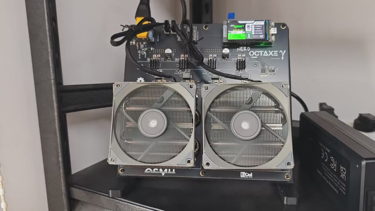 Bitaxe NerdOCTaxe Dual Fan High Performance Bitcoin Minier Machine