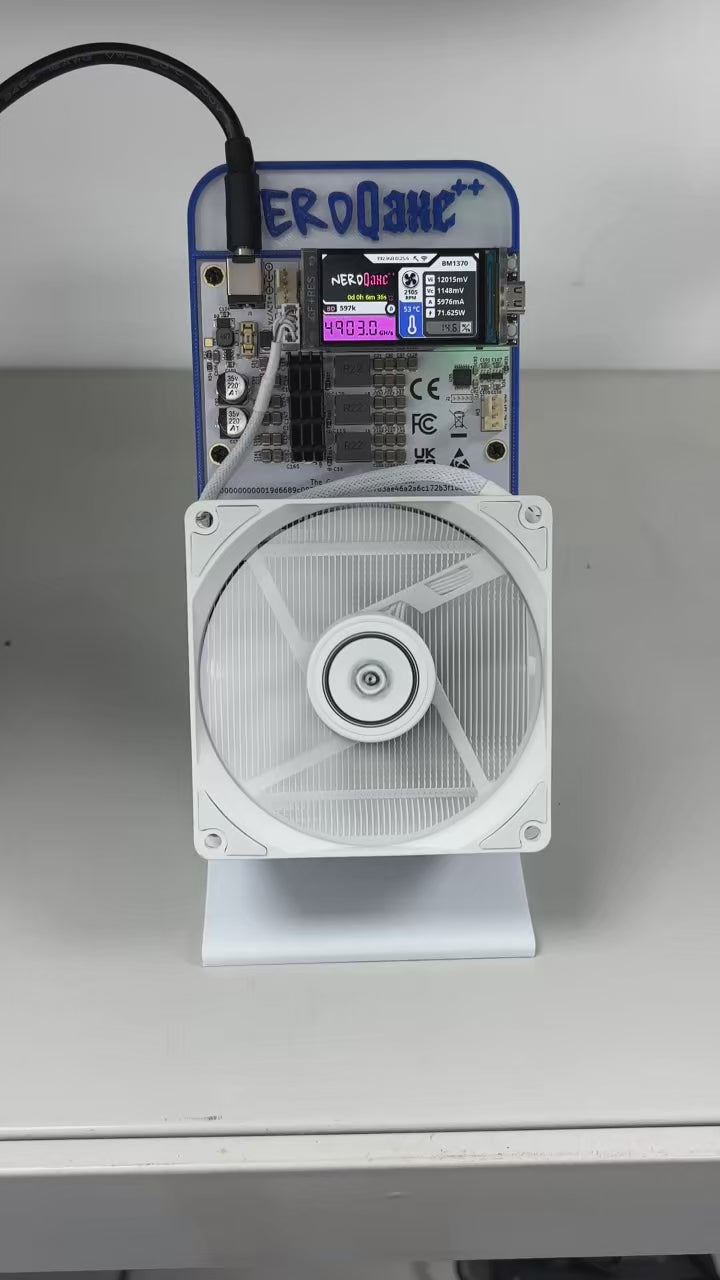 NerdQaxe++ 4.8T Air Cool Solo Bitcoin Miner Machine